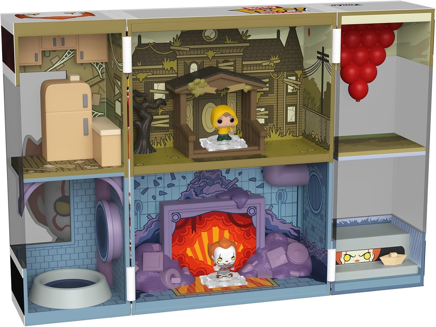Funko Bitty Pop! Bitty Box: It Funhouse Pennywise's Lair Toys & Games Funko