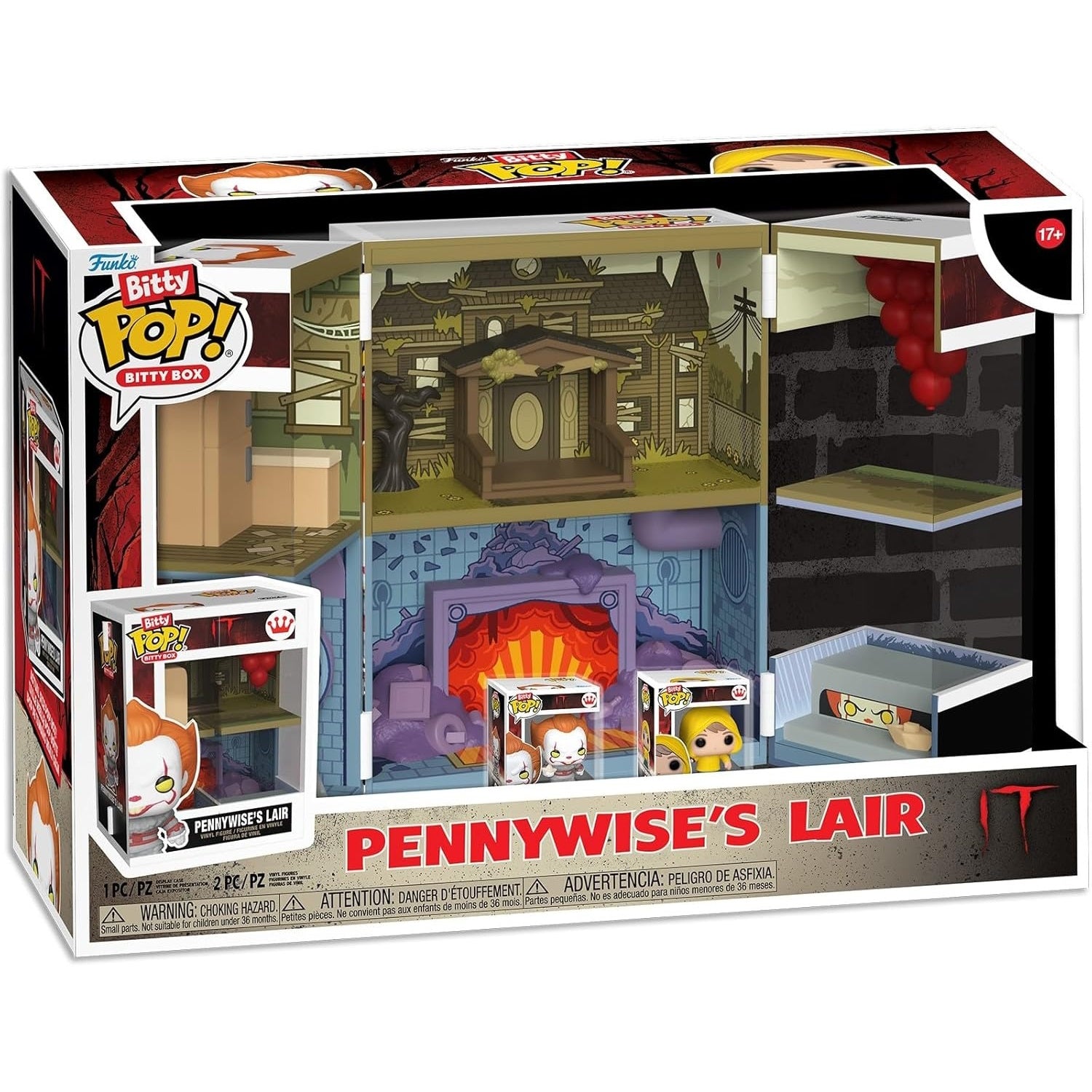Funko Bitty Pop! Bitty Box: It Funhouse Pennywise's Lair Toys & Games Funko