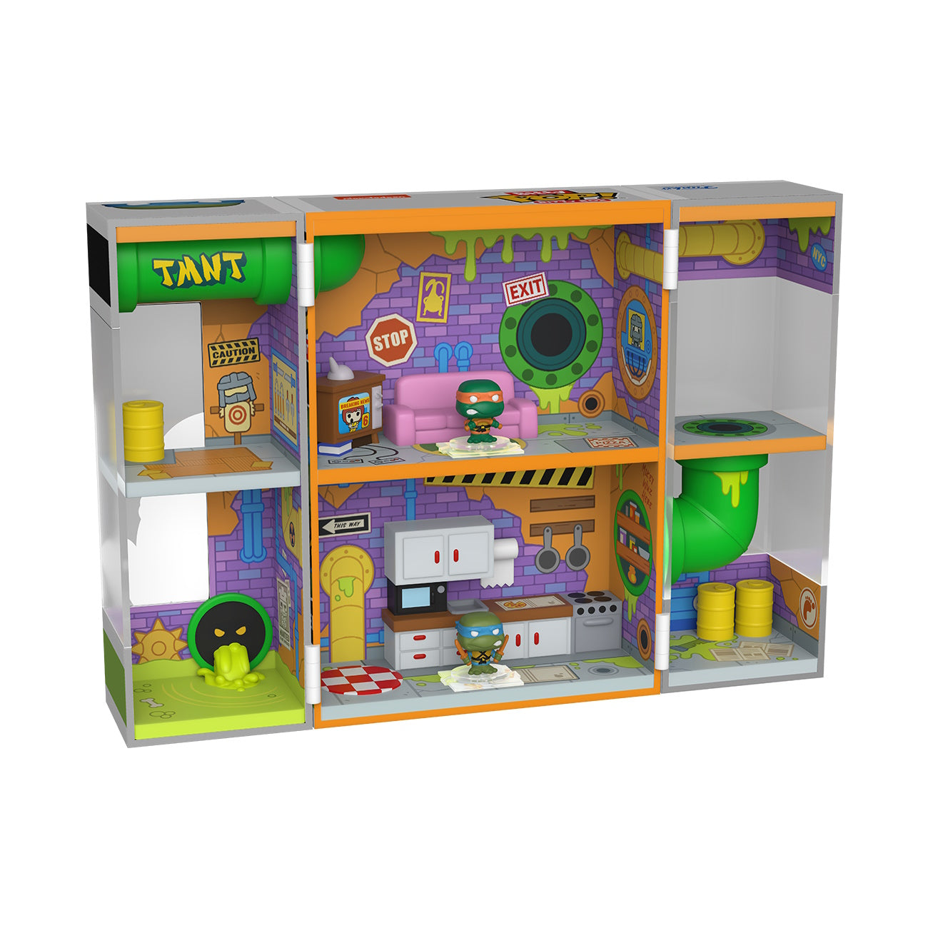 Funko Bitty Pop!: Bitty Box - Teenage Mutant Ninja Turtles Sewer Lair Toys & Games Funko