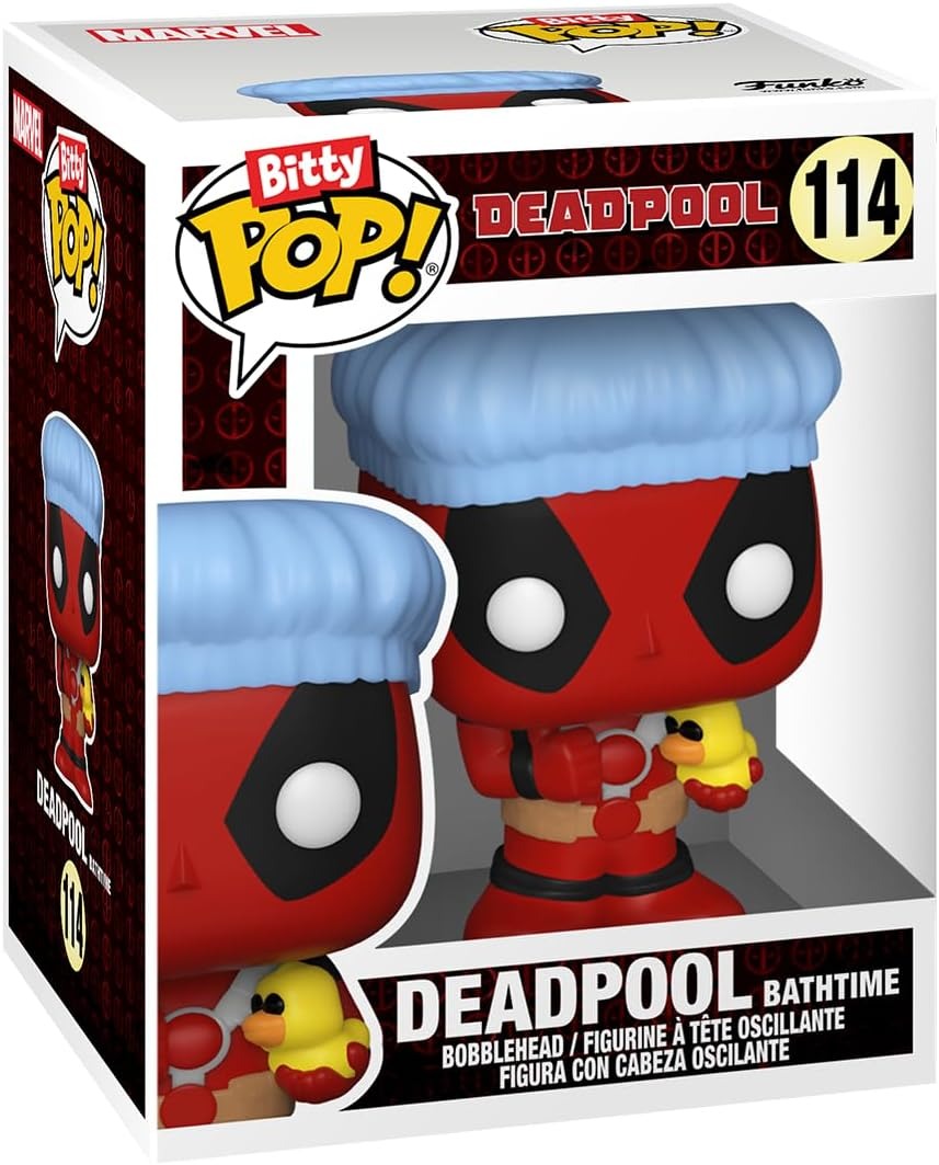 Funko Bitty Pop! Deadpool Bathtime - 4 Pack Vinyl Figure Toys & Games Funko