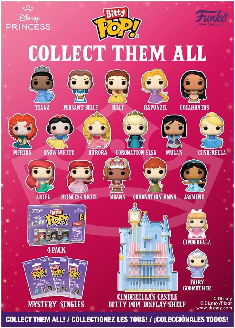 Funko Bitty Pop!: Disney - Disney Princess Holiday Advent Calendar Toys & Games Funko