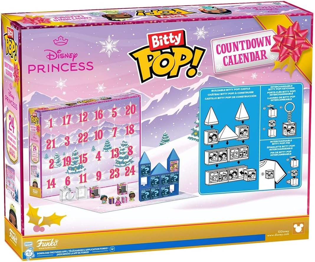 Funko Bitty Pop!: Disney - Disney Princess Holiday Advent Calendar Toys & Games Funko