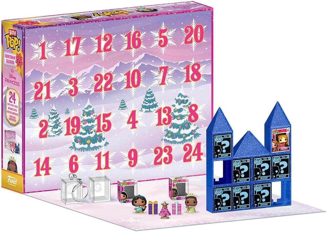 Funko Bitty Pop!: Disney - Disney Princess Holiday Advent Calendar Toys & Games Funko