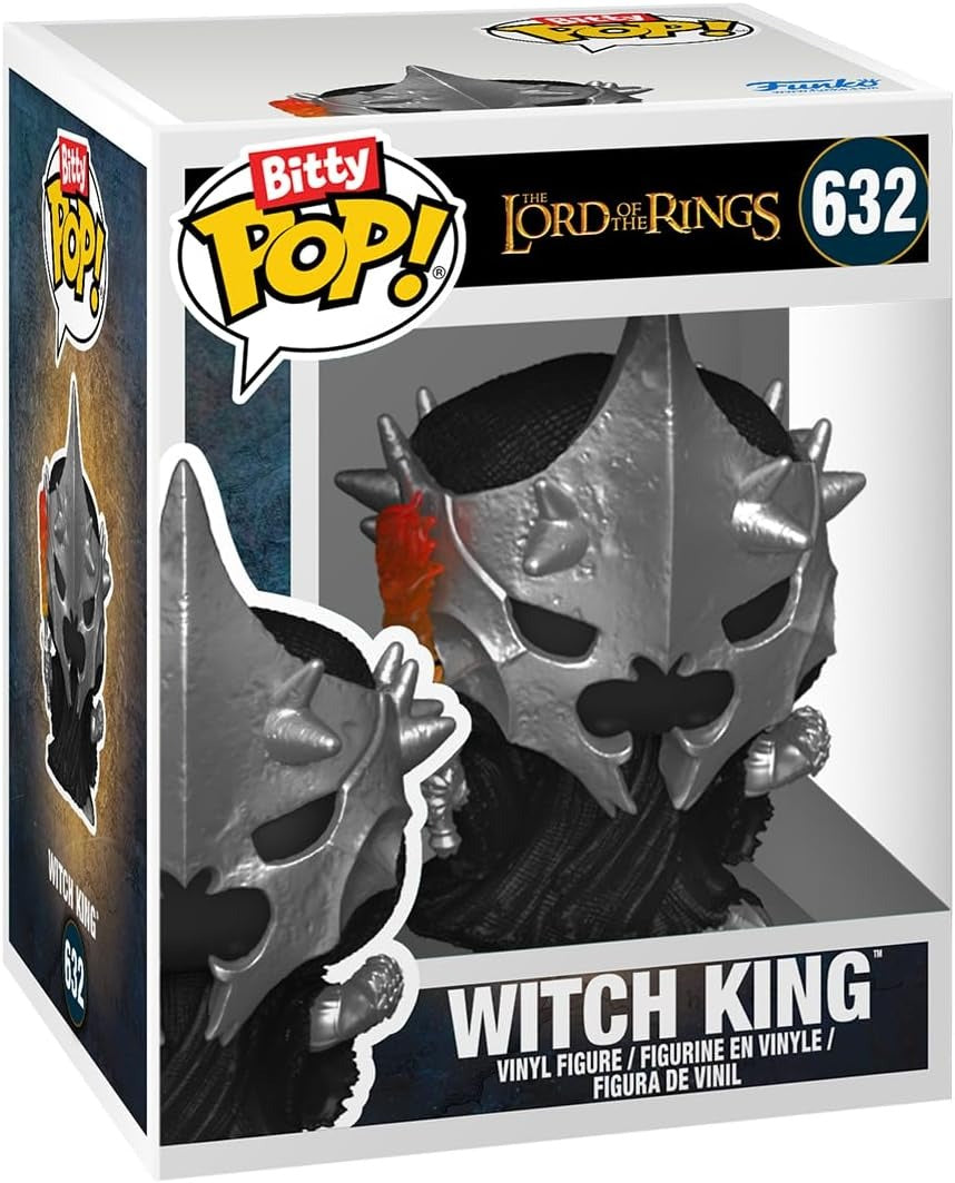 Funko Bitty Pop!: Lord of the Rings Witch King Dunharrow King Lurtz And Mystery PopMini Vinyl Figure Set - 4 Pack Toys & Games Funko