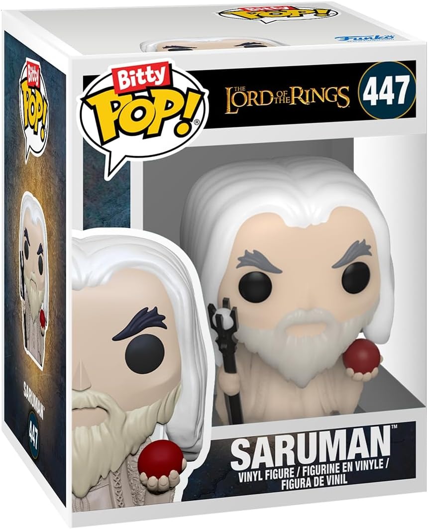 Funko Bitty Pop!: Lord of the Rings Witch King Dunharrow King Lurtz And Mystery PopMini Vinyl Figure Set - 4 Pack Toys & Games Funko