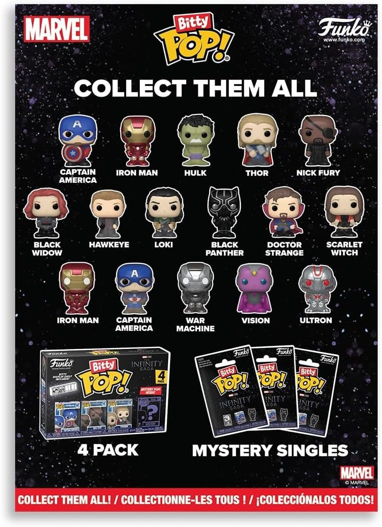 Funko Bitty Pop!: Marvel - Marvel Holiday Advent Calendar Toys & Games Funko