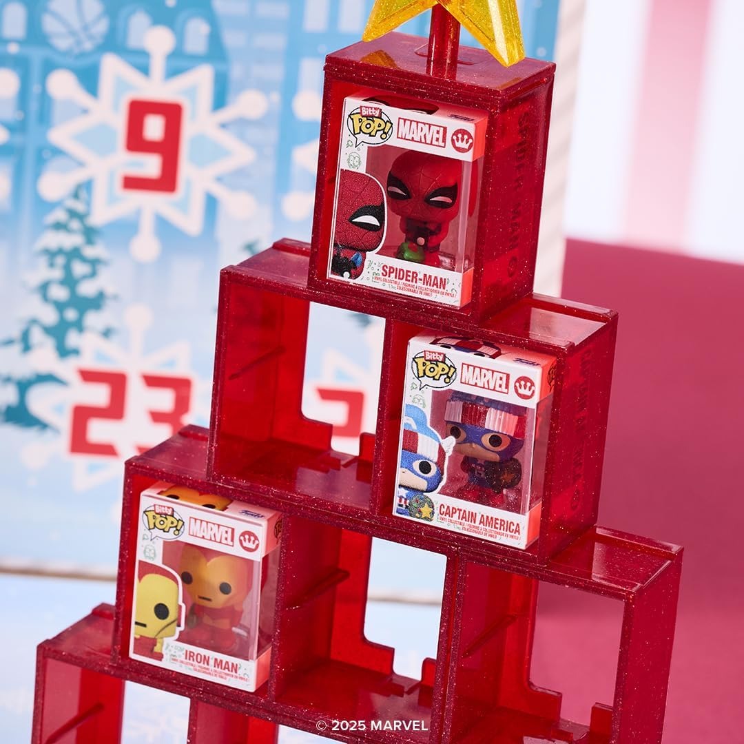Funko Bitty Pop!: Marvel - Marvel Holiday Advent Calendar Toys & Games Funko