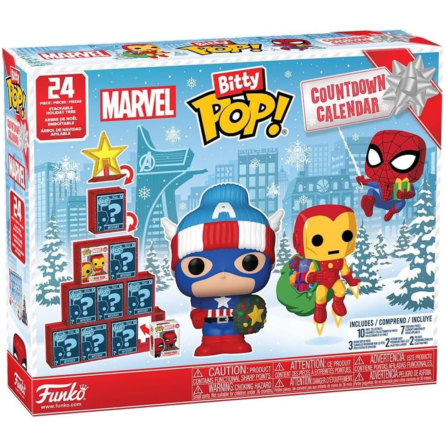 Funko Bitty Pop!: Marvel - Marvel Holiday Advent Calendar Toys & Games Funko
