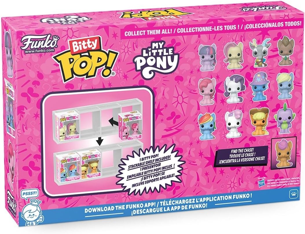 Funko Bitty Pop!: My Little Pony - Twilight Sparkle/Fluttersy/Discord/Random 4 Pack Vinyl Bitty Figures Toys & Games Funko