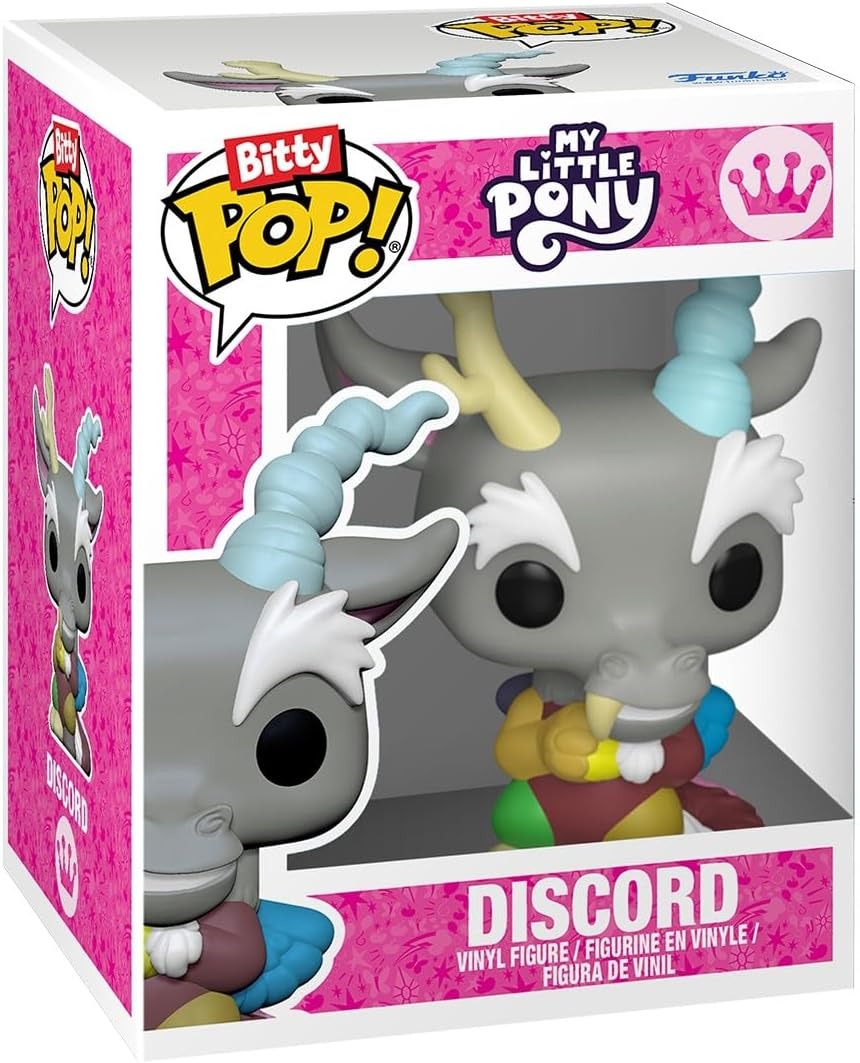Funko Bitty Pop!: My Little Pony - Twilight Sparkle/Fluttersy/Discord/Random 4 Pack Vinyl Bitty Figures Toys & Games Funko