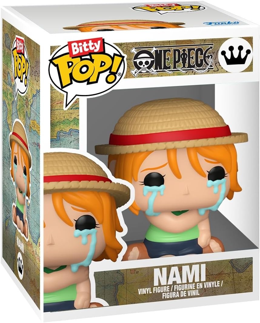 Funko Bitty Pop!: One Piece - Nami/Arlong/Nojiko/Random Chase 4 Pack Vinyl Bitty Figures Toys & Games Funko