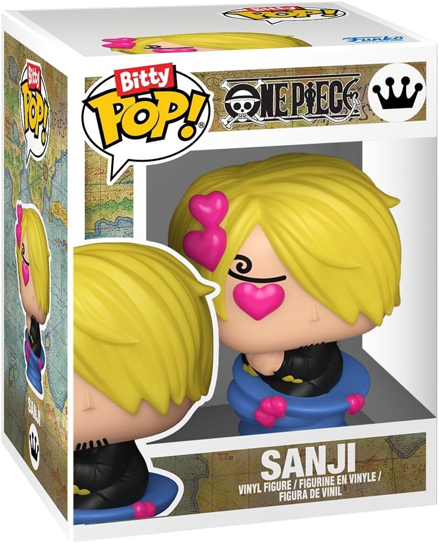 Funko Bitty Pop!: One Piece - Sanji, Zeff, Krieg, & Random Chase Toys & Games Funko