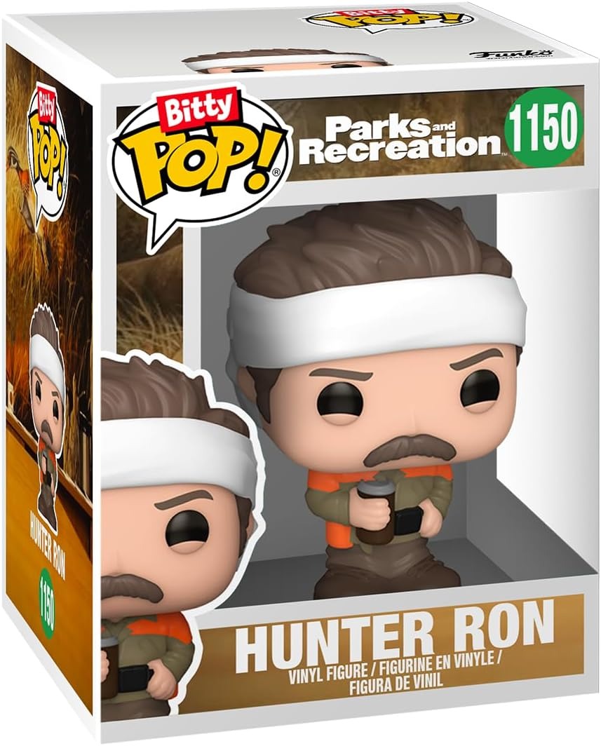 Funko Bitty Pop!: Parks and Recreation - Leslie Riveter/Hunter Ron/Janet Snakehole/ Random 4 Pack Bitty Vinyl Figures Toys & Games Funko