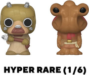 Funko Bitty Pop!: Star Wars Bitty Shelf [Luke, Obi Wan, Jawa, Mystery Figure] Toys & Games Funko