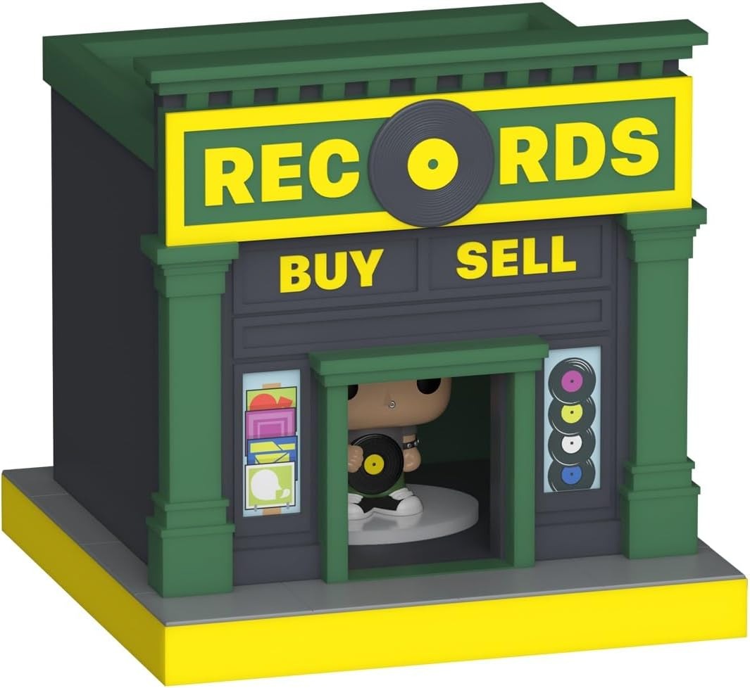 Funko Bitty Pop! Town: Bitty City - Patron and Record Store Toys & Games Funko
