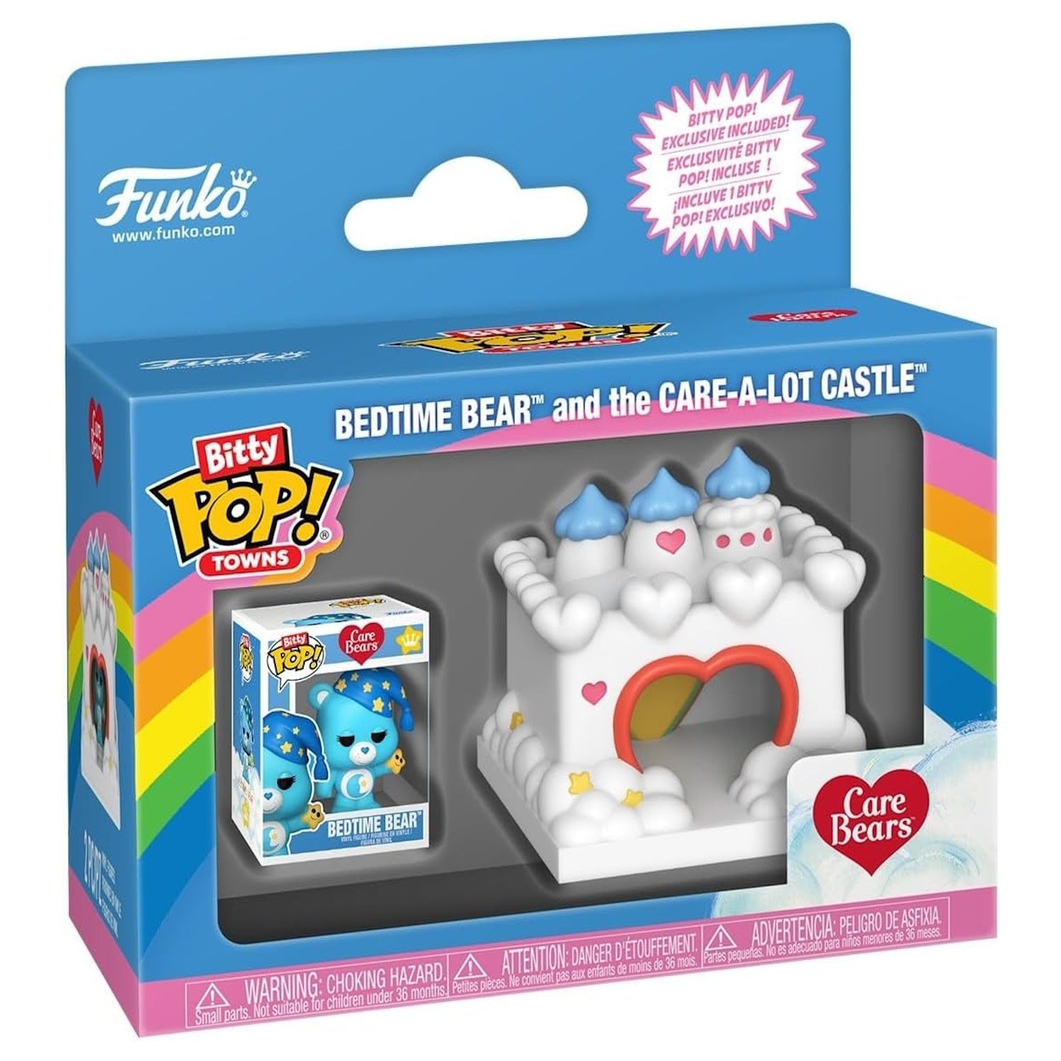 Funko Bitty Pop! Town: Care Bears - Bedtime Bear and the Care-A-Lot Castle Toys & Games Funko