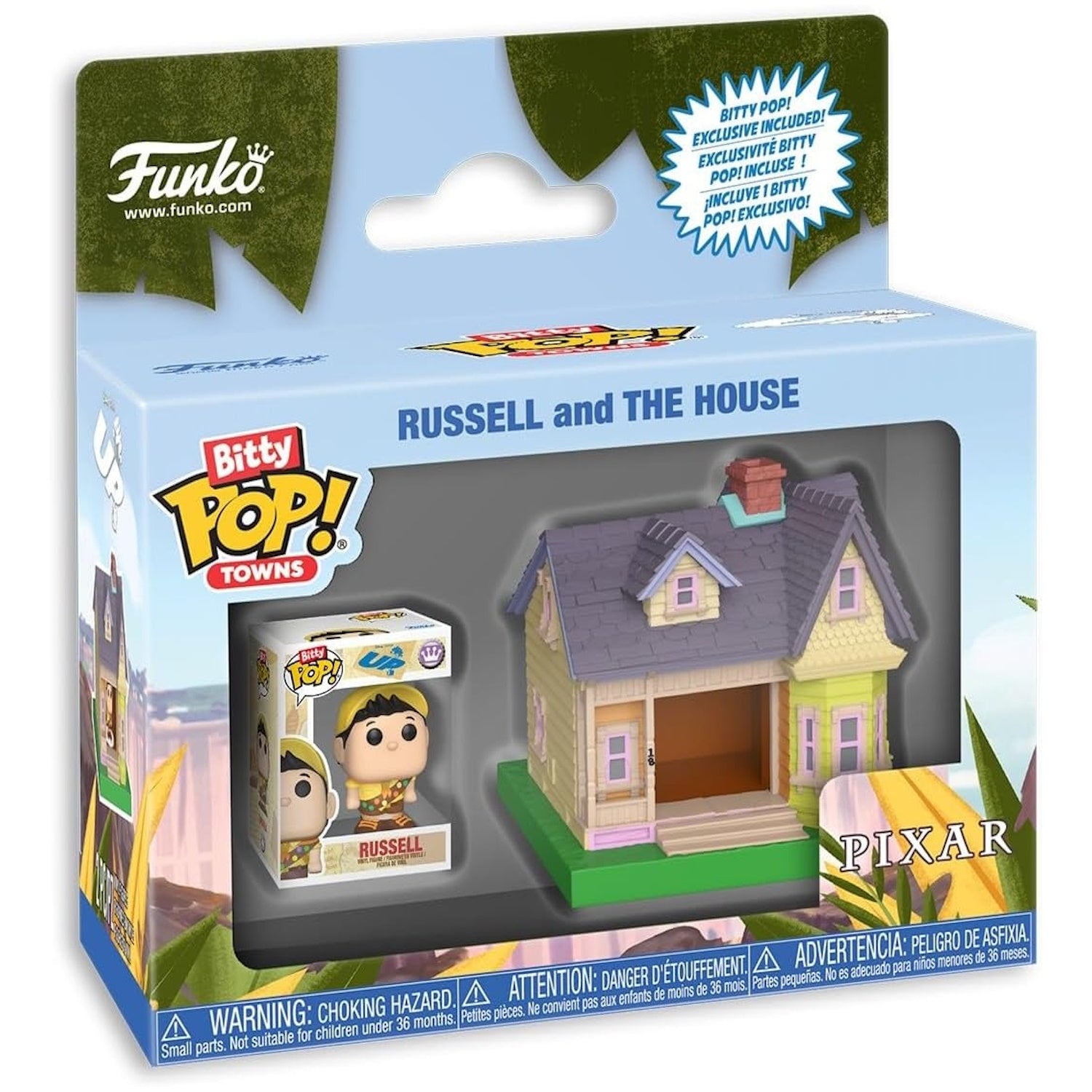 Funko Bitty Pop! Town: UP - Russell and The House Vinyl Figure Toys & Games Funko