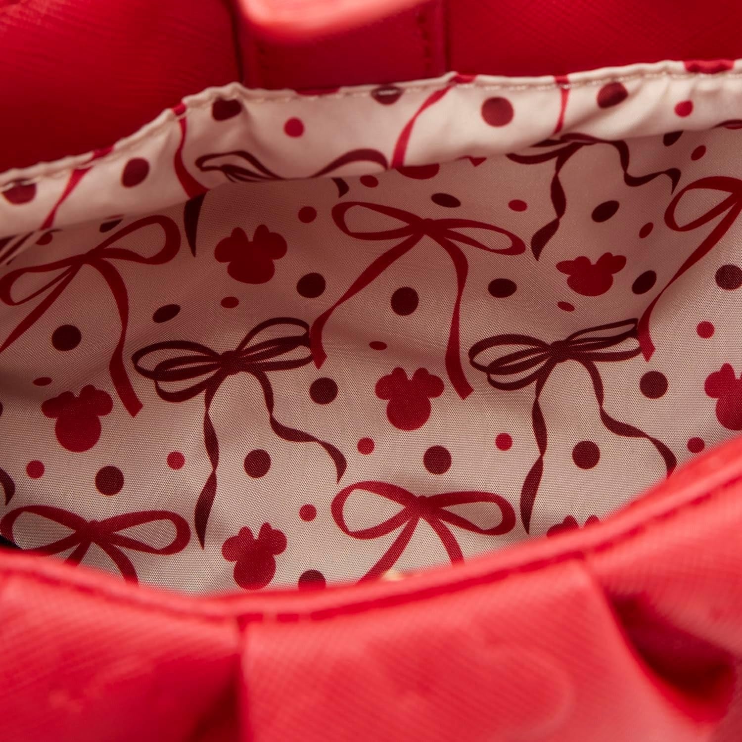Loungefly: Disney - Minnie Rock The Dots Coquette Bag Clothing and Apparel Loungefly