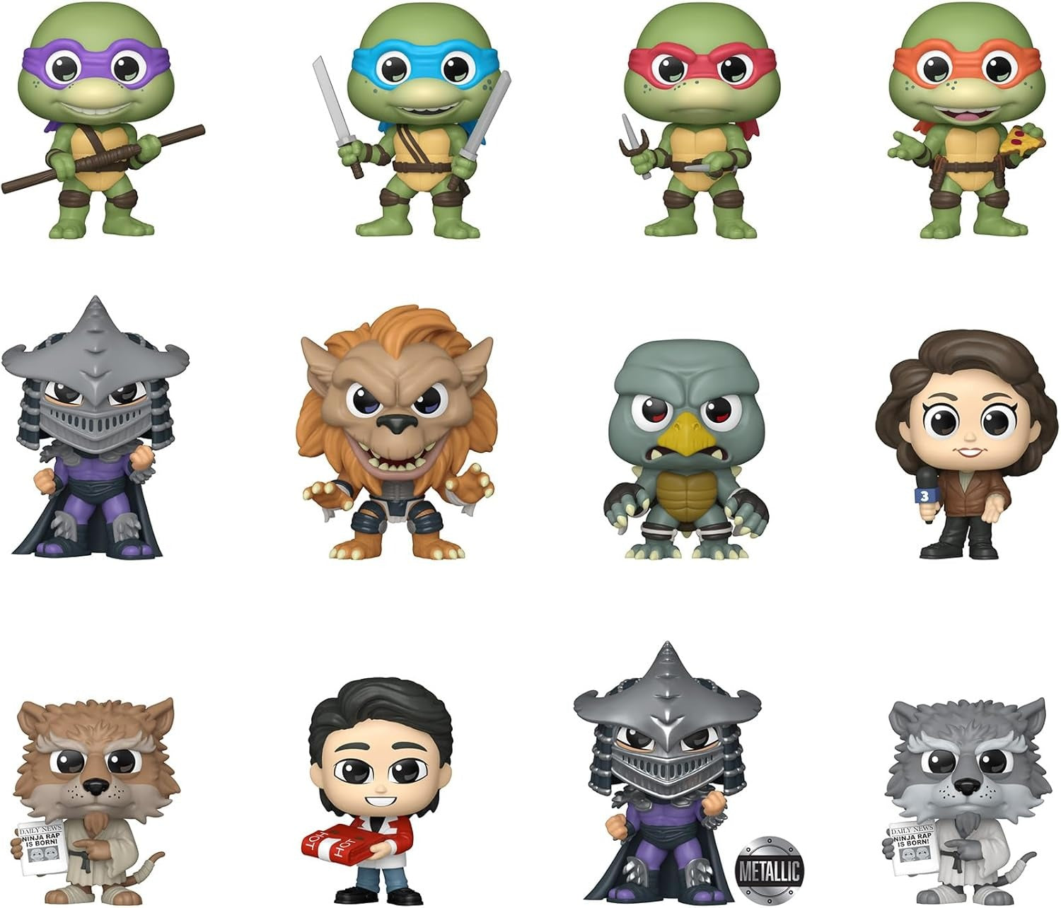 Funko Mystery Mini: Teenage Mutant Ninja Turtles Blind Box - 1 random figure Toys & Games Funko