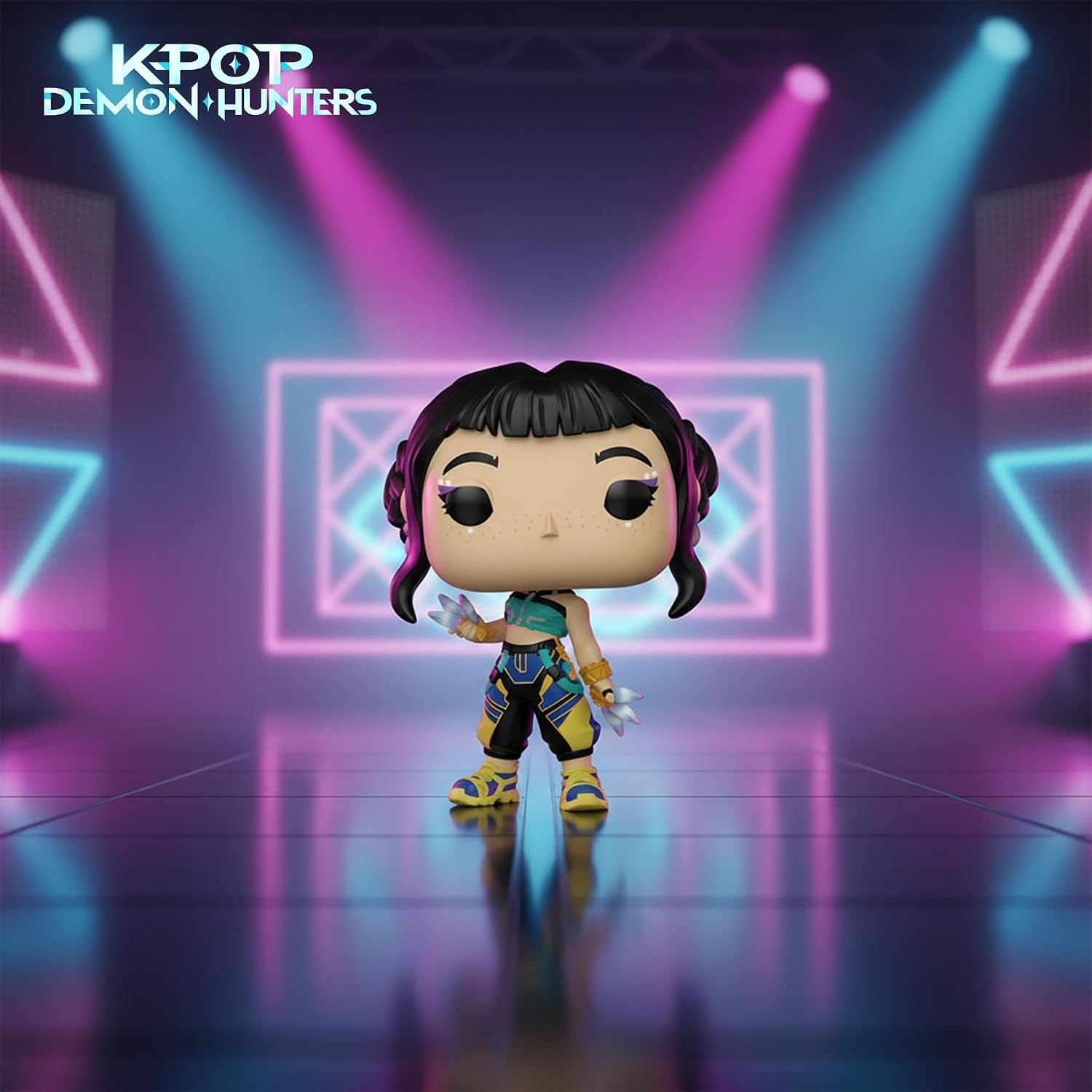 Funko Pop! Animation: Kpop Demon Hunters - Zoey "How It's Done" - Vinyl Figure #2256 Toys & Games Funko