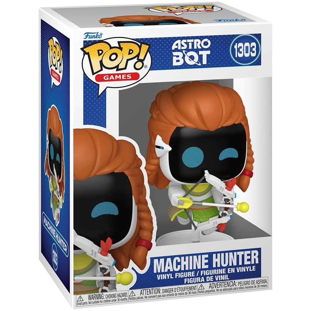 Funko Pop! Games: Astro Bot - Machine Hunter Vinyl Figure #1303 Toys & Games Funko