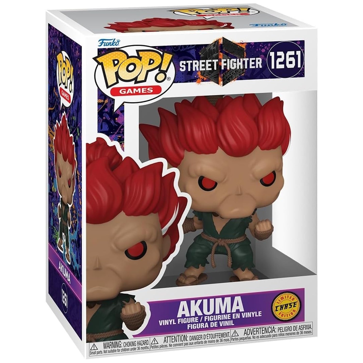 Funko Pop: Games: Street Fighter - Akuma Vinyl Figure Chase #1261 Toys & Games Funko