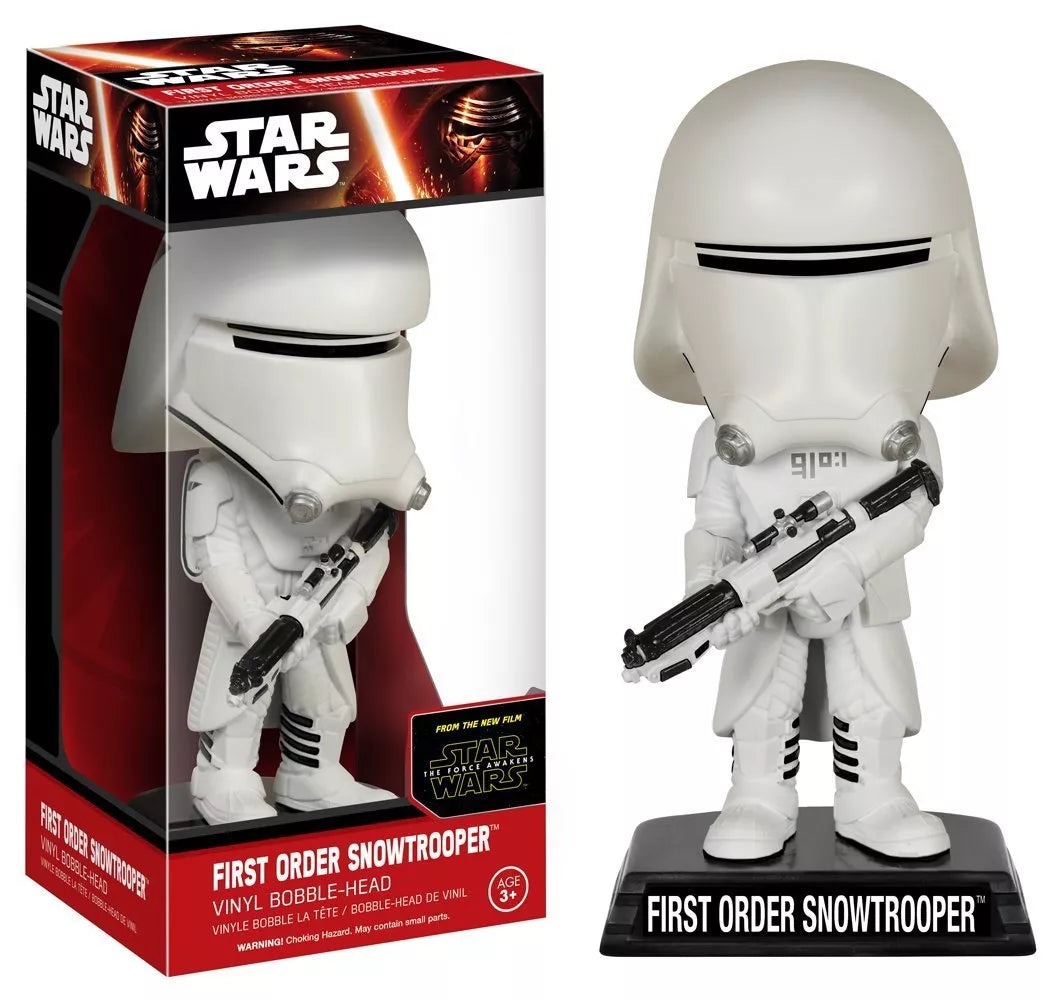 Funko Pop! Star Wars: Chewbacca, Kylo Ren, Captain Phasma, First Order Snow Trooper - 4 Set Bundle Toys & Games Funko   