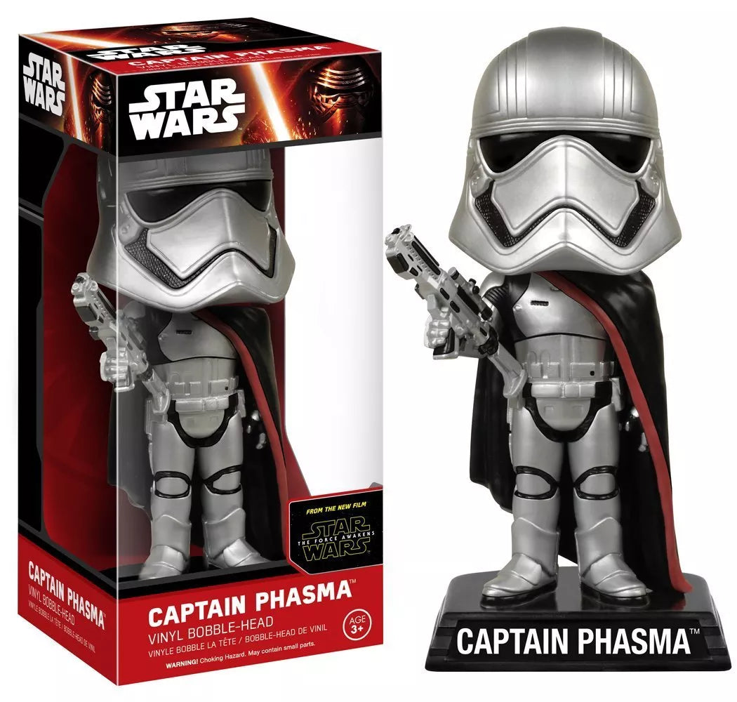 Funko Pop! Star Wars: Chewbacca, Kylo Ren, Captain Phasma, First Order Snow Trooper - 4 Set Bundle Toys & Games Funko   