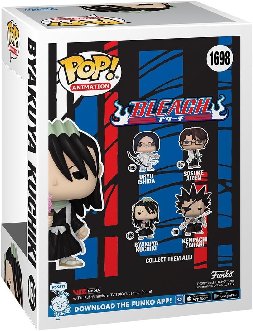Funko Pop! Animation: Bleach - Byakuya Kuchiki Vinyl Figure #1698 Toys & Games Funko