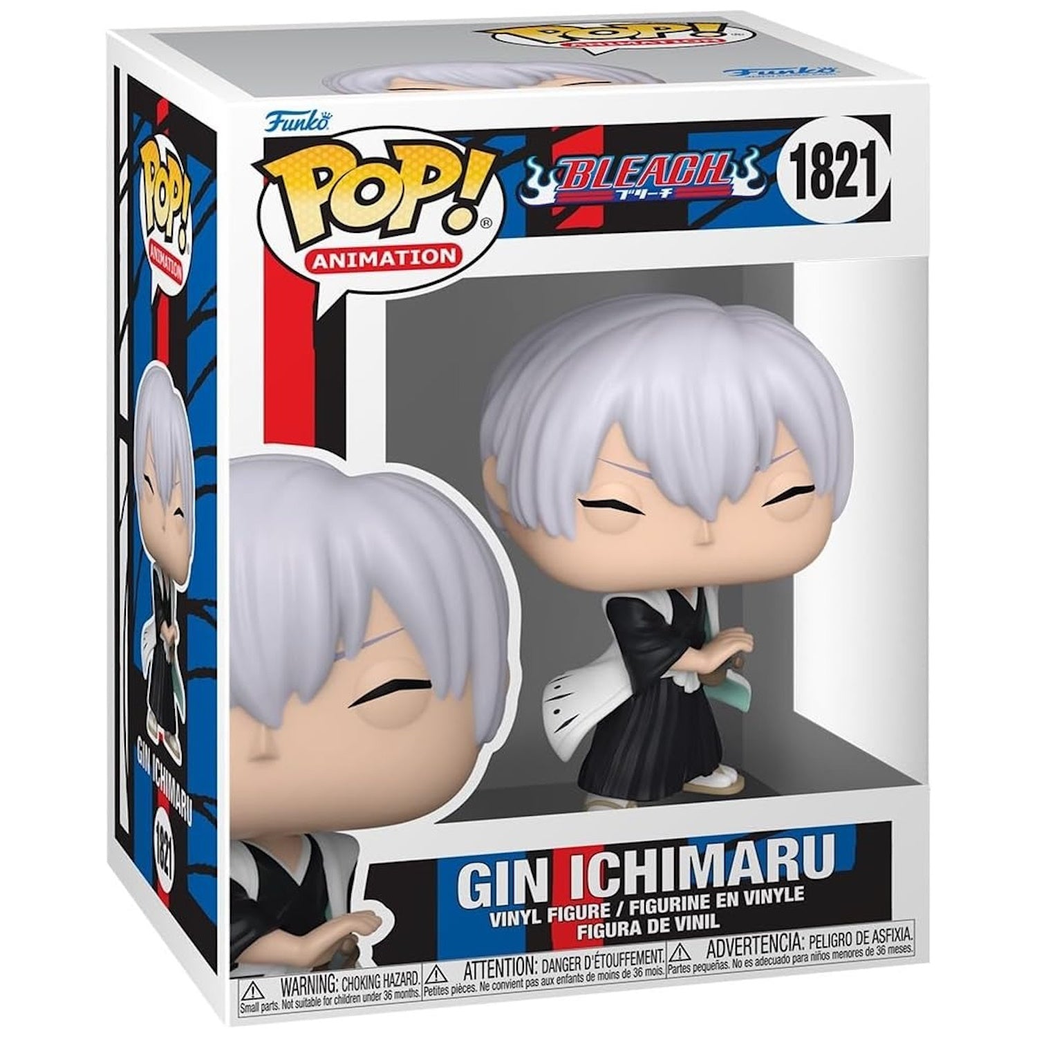 Funko Pop! Animation: Bleach - Gin Ichimaru Vinyl Figure #1821 Toys & Games Funko