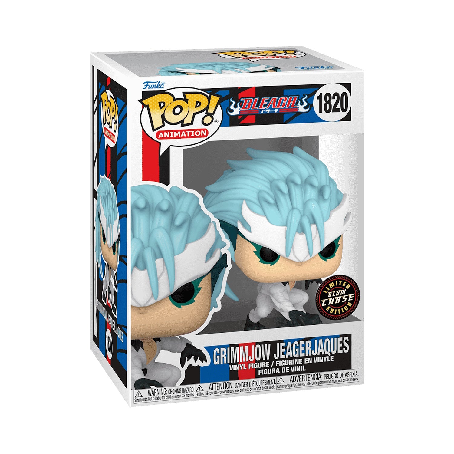Funko Pop! Animation: Bleach - Grimmjow Jeagerjaques (CHASE) Vinyl Figure #1820 Toys & Games Funko