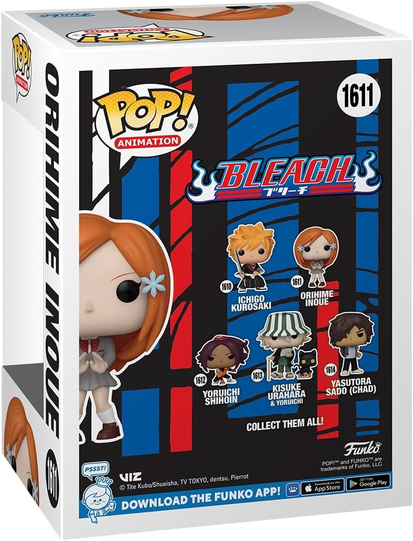 Funko Pop! Animation: Bleach - Orihime Inoue Vinyl Figure #1611 Toys & Games Funko