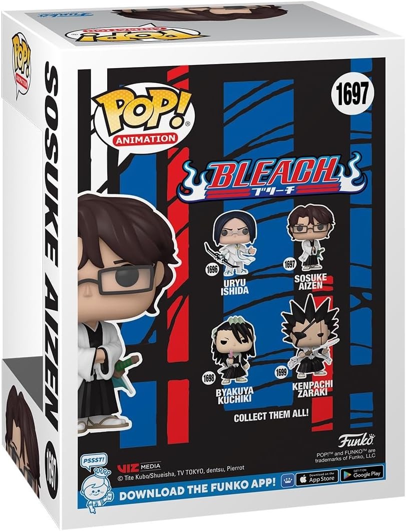 Funko Pop! Animation: Bleach - Sosuke Aizen Vinyl Figure #1697 Toys & Games Funko