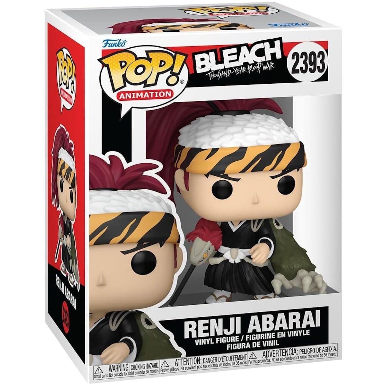 Funko Pop! Animation: Bleach Thousand Year Blood War - Renji Abarai Vinyl Figure #2393 Toys & Games Funko
