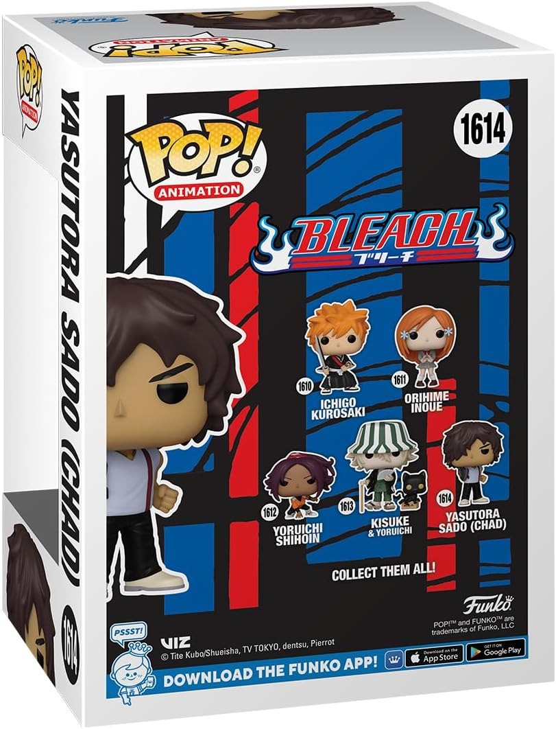 Funko Pop! Animation: Bleach - Yasutora Sado (Chad) Vinyl Figure #1614 Toys & Games Funko