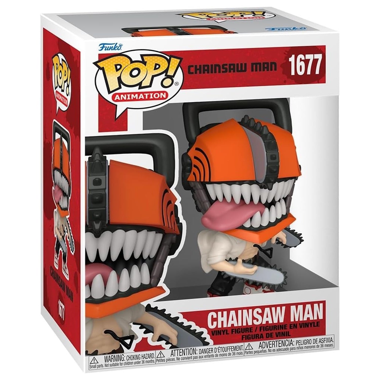 Funko Pop! Animation: Chainsaw Man - Chainsaw Man Vinyl Figure #1677 Toys & Games Funko