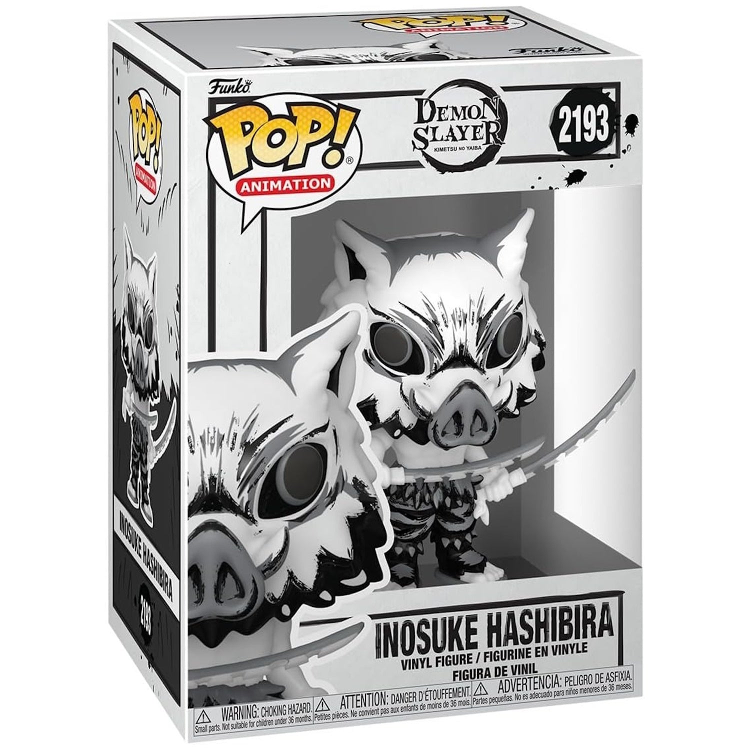 Funko Pop! Animation: Demon Slayer - Inosuke Hashibara (Sumi Deco) Vinyl Figure #2193 Toys & Games Funko