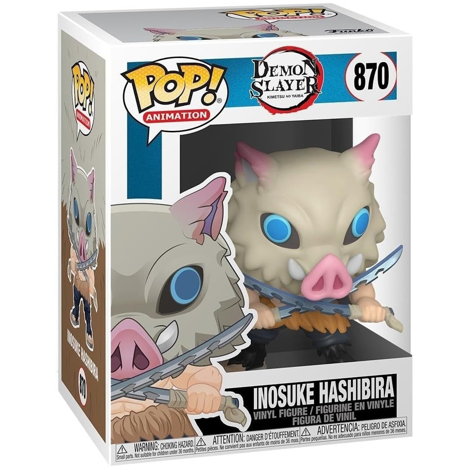 Funko Pop! Animation: Demon Slayer - Inosuke Hashibira Vinyl Figure #870 Toys & Games Funko