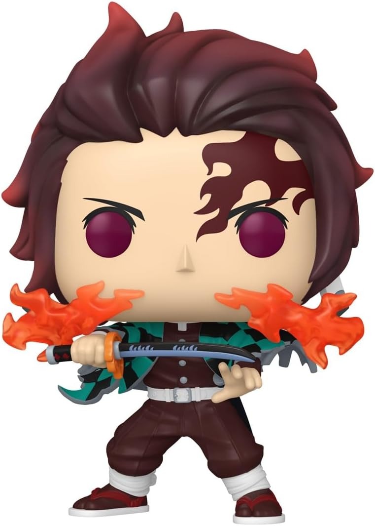 Funko Pop! Animation: Demon Slayer - Tanjiro Kamado Vinyl Figure - Fire Breathing #2501 Toys & Games Funko