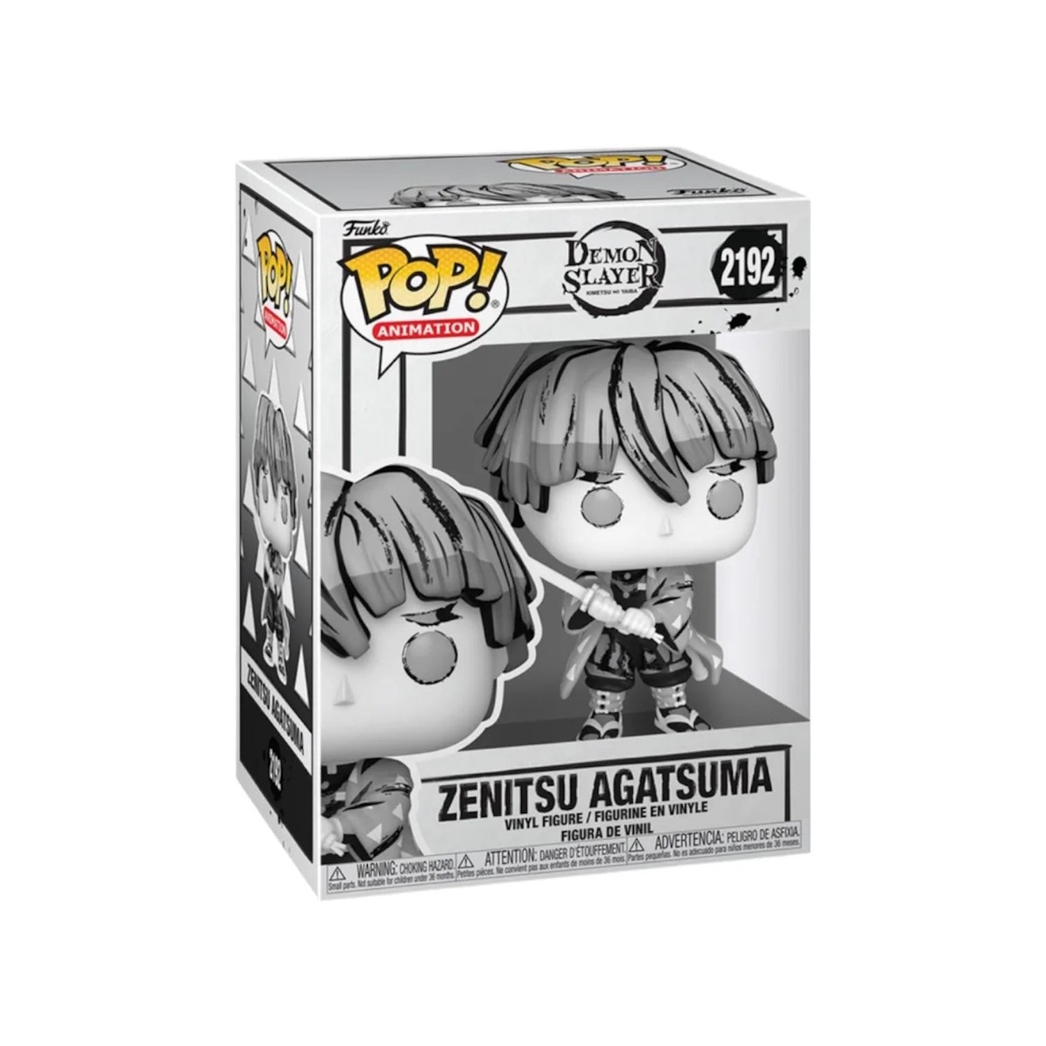 Funko Pop! Animation: Demon Slayer - Zenitsu Agatsuma (Sumi Deco) Vinyl Figure #2192 Toys & Games Funko