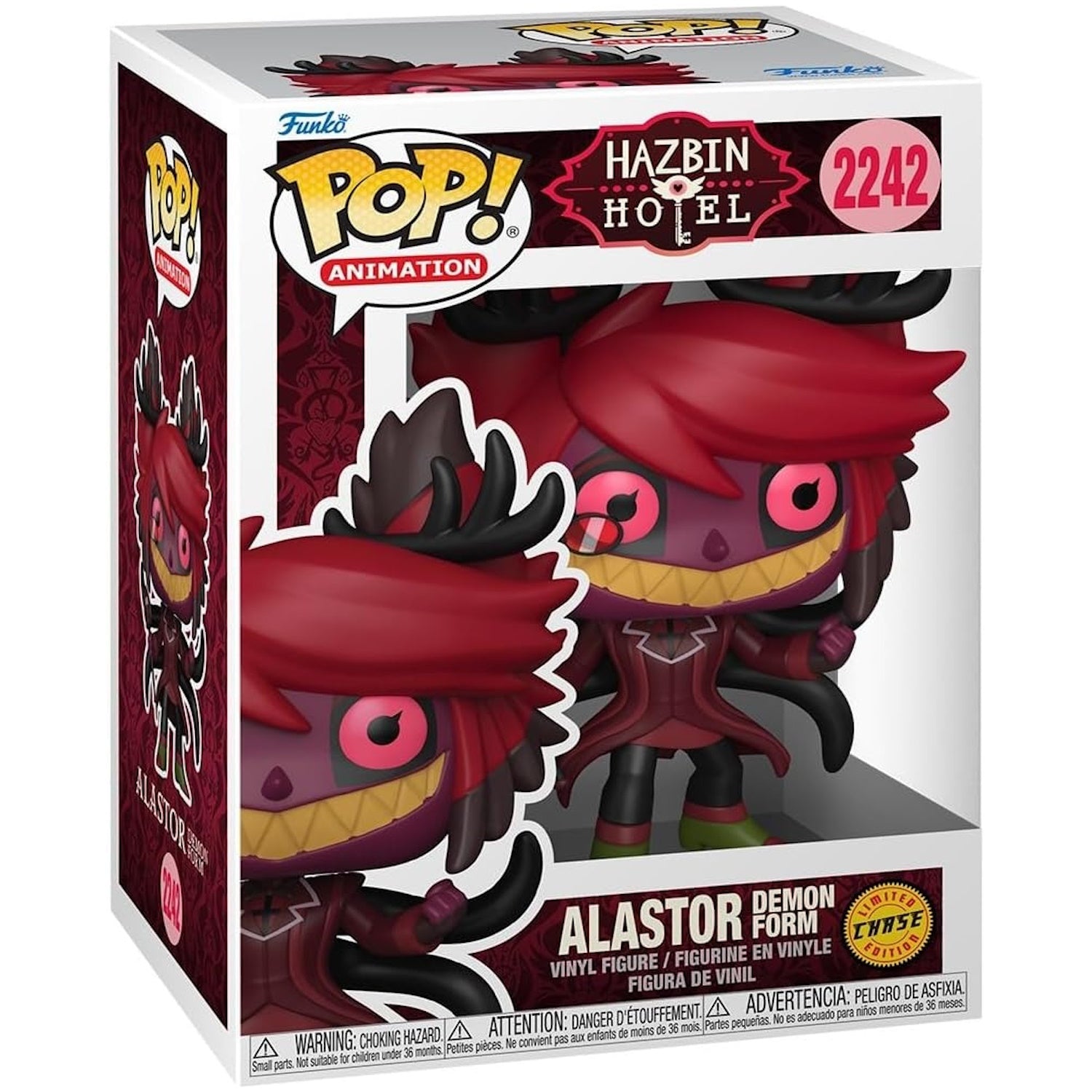 Funko Pop! Animation: Hazbin Hotel - Alastor Vinyl Figure #2242 - Chase Edition Toys & Games Funko
