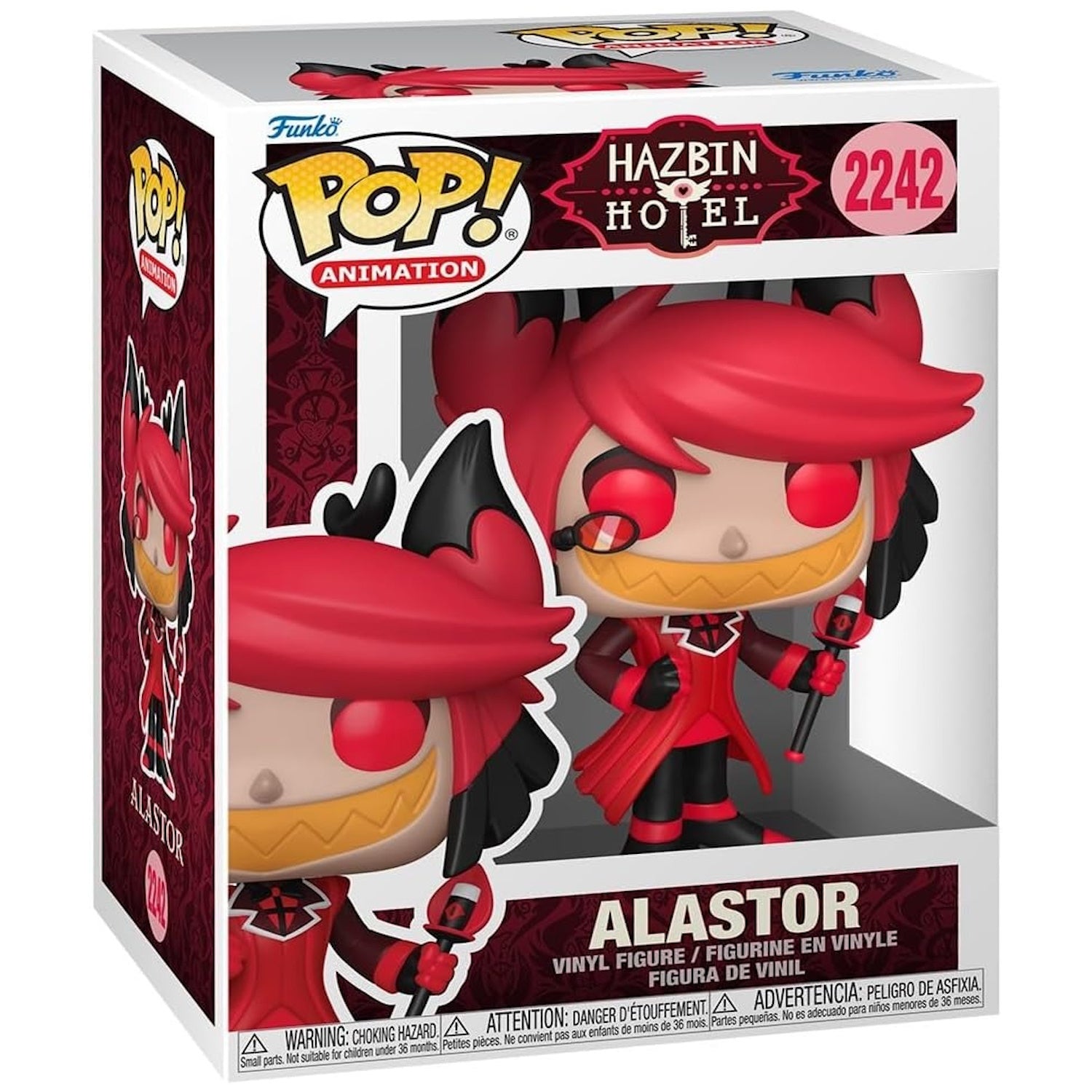 Funko Pop! Animation: Hazbin Hotel - Alastor Vinyl Figure #2242 Toys & Games Funko
