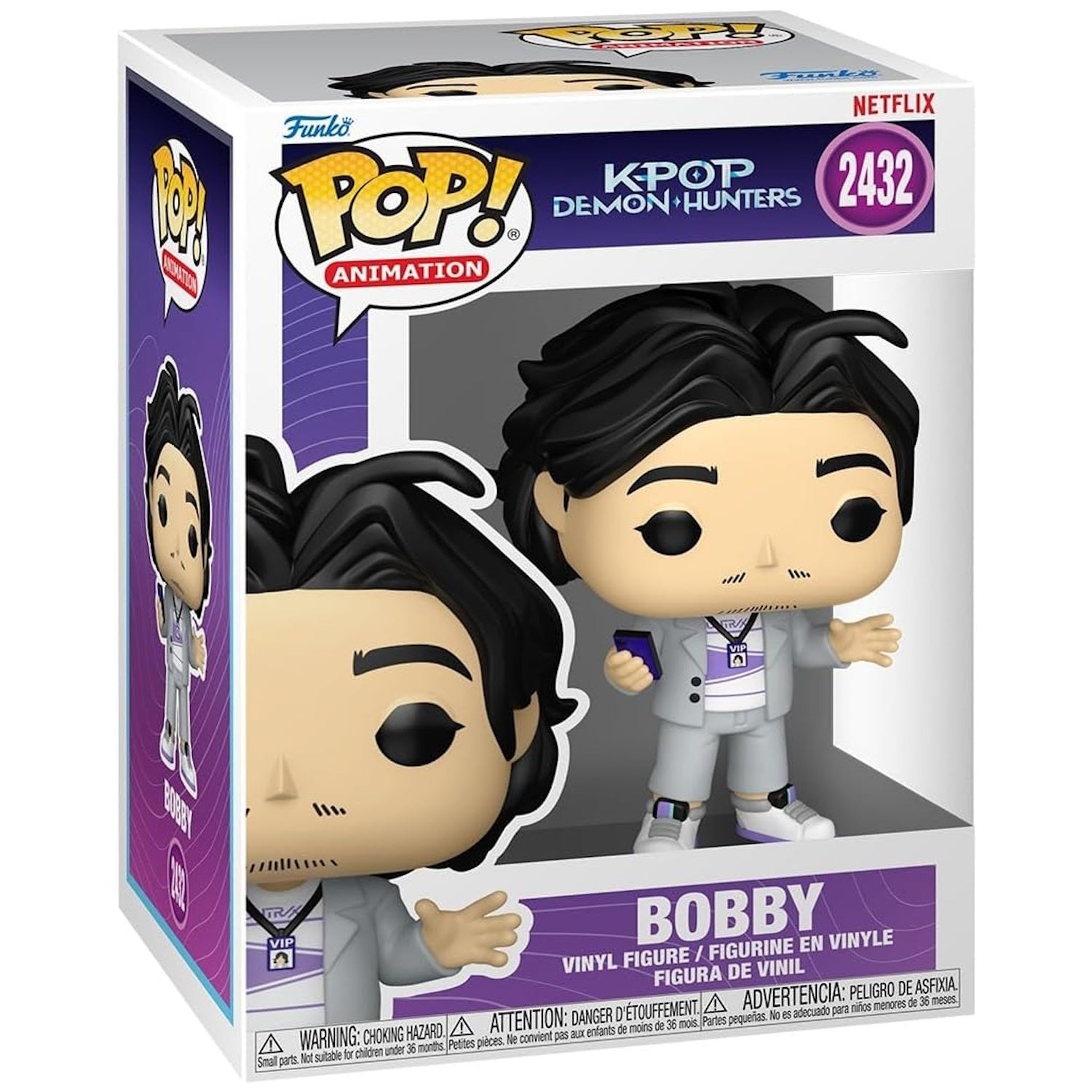 Funko Pop! Animation: Kpop Demon Hunters - Bobby Vinyl Figure #2432 Toys & Games Funko