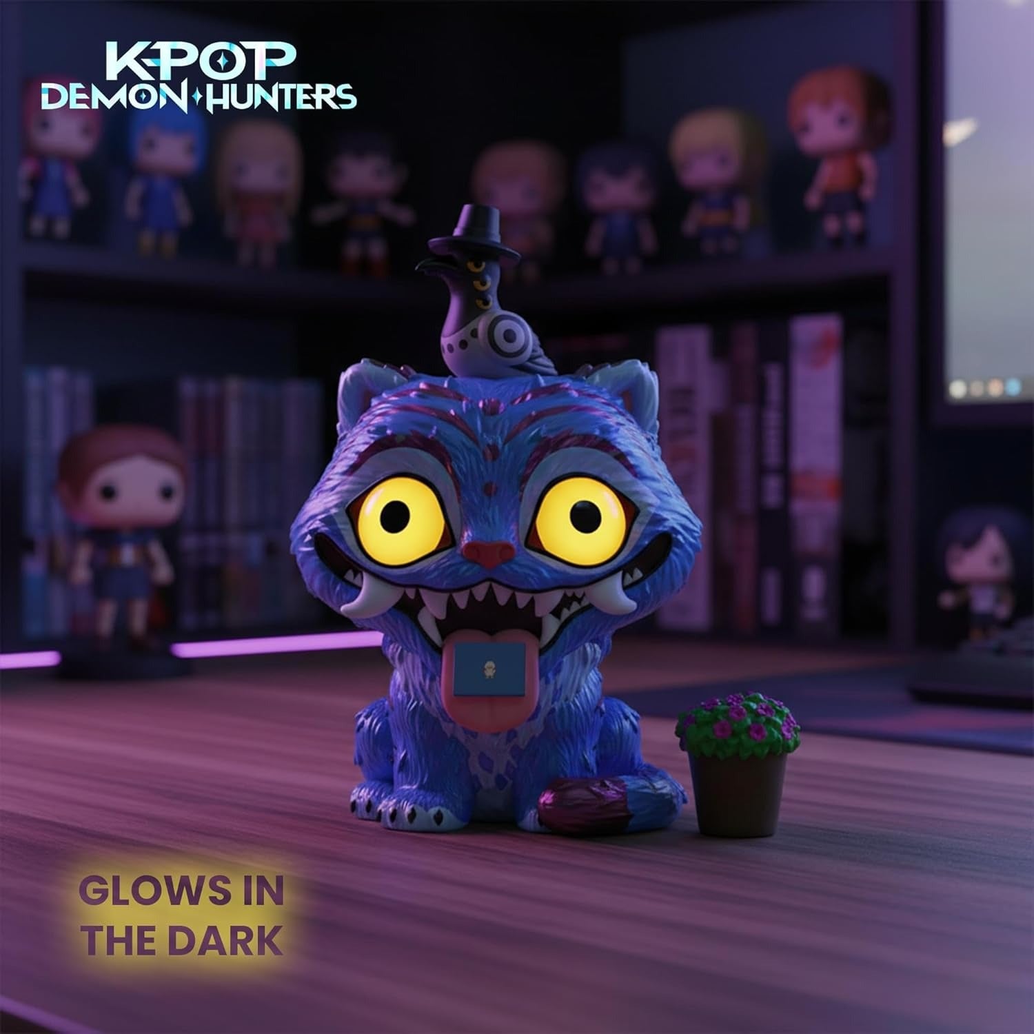 Funko Pop! Animation: Kpop Demon Hunters - Derpy with Sussie Glow in the Dark Vinyl Figure #2260 Toys & Games Funko