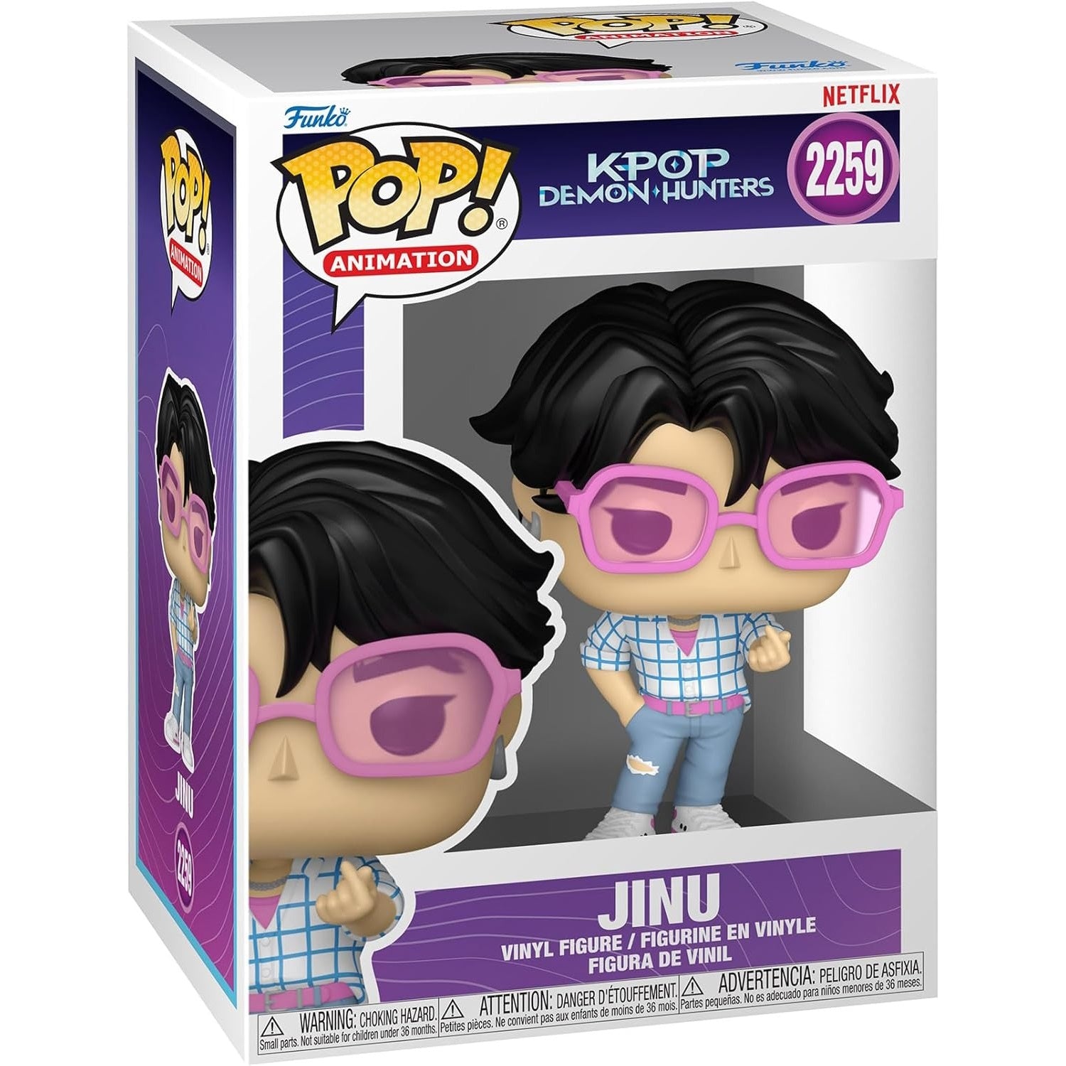 Funko Pop! Animation: Kpop Demon Hunters - Jinu (Soda Pop) Vinyl Figure #2259 Toys & Games Funko