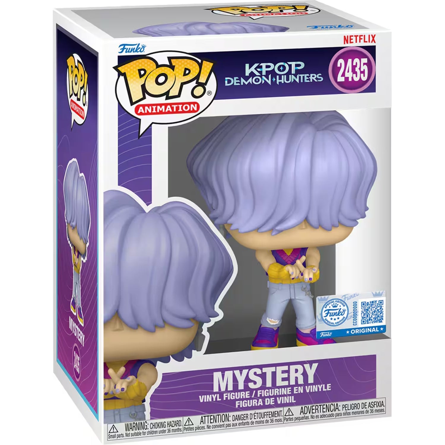 Funko Pop! Animation: Kpop Demon Hunters - Mystery (Soda Pop) Vinyl Figure #2435 Toys & Games Funko