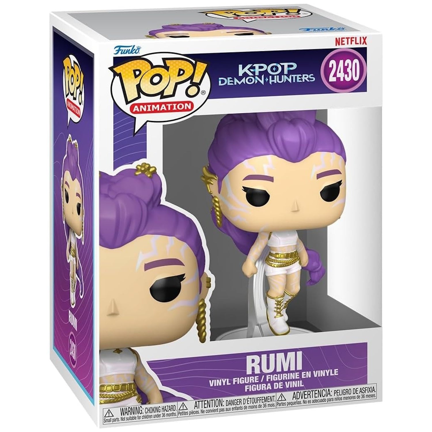 Funko Pop! Animation: KPop Demon Hunters - Rumi (What it Sounds Like) Vinyl Figure #2430 Toys & Games Funko