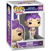 Funko Pop! Animation: Kpop Demon Hunters - Rumi (What it Sounds Like Vinyl) Figure #2430 - Glow Chase Variant Toys & Games Funko