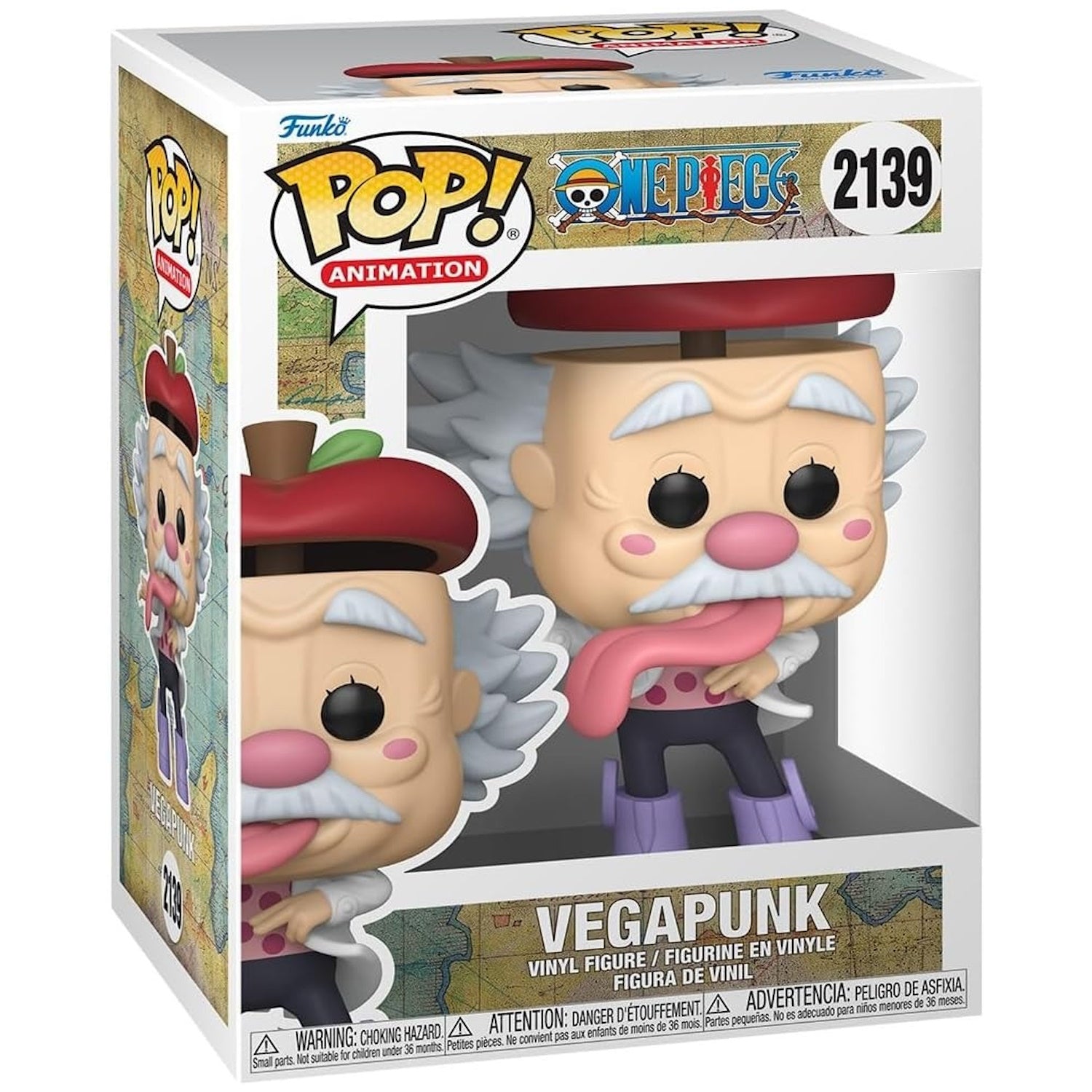Funko Pop! Animation: One Piece - Dr. Vegapunk Vinyl Figure #2139 Toys & Games Funko