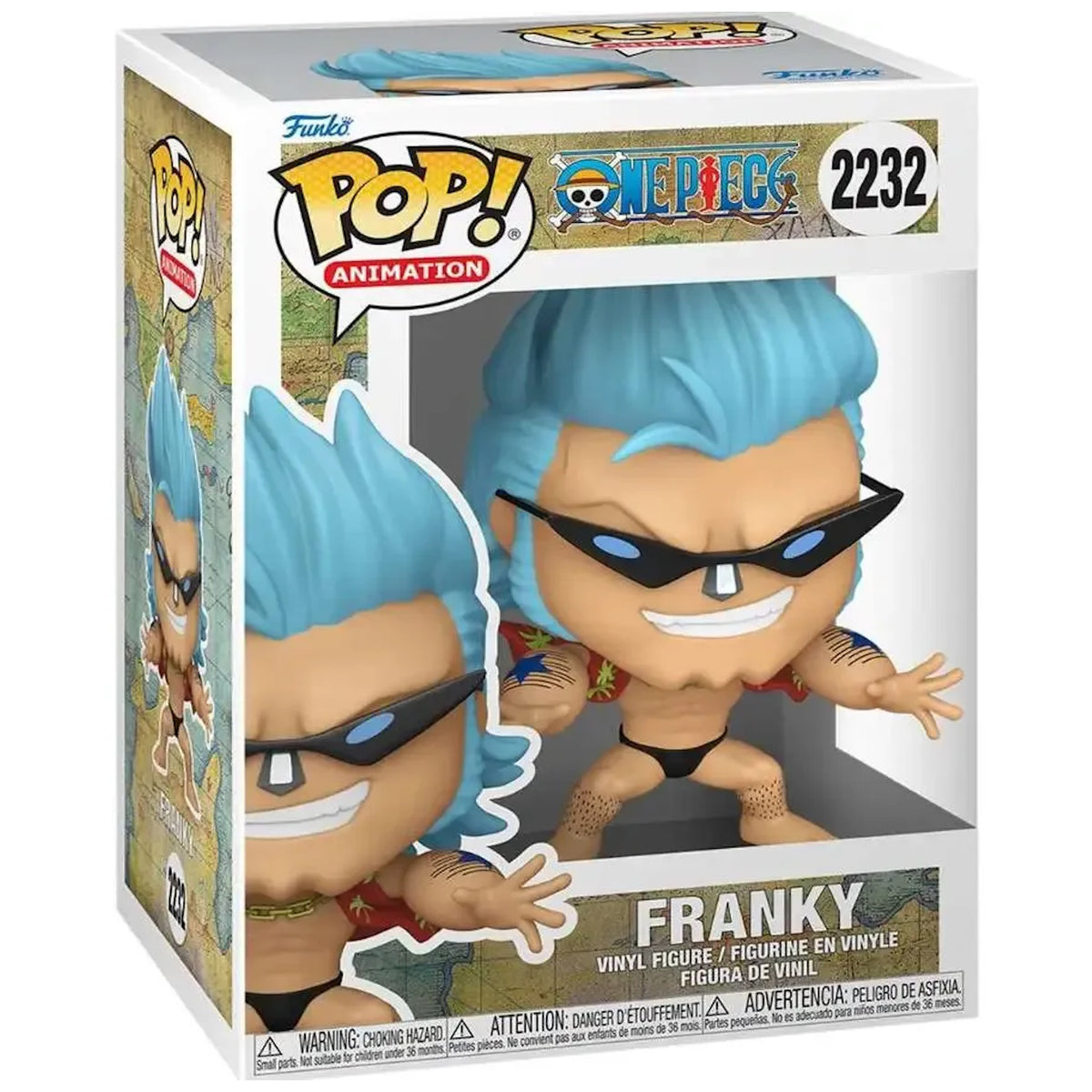 Funko Pop! Animation: One Piece - Franky with Sunglasses Vinyl Figure #2232 Toys & Games Funko